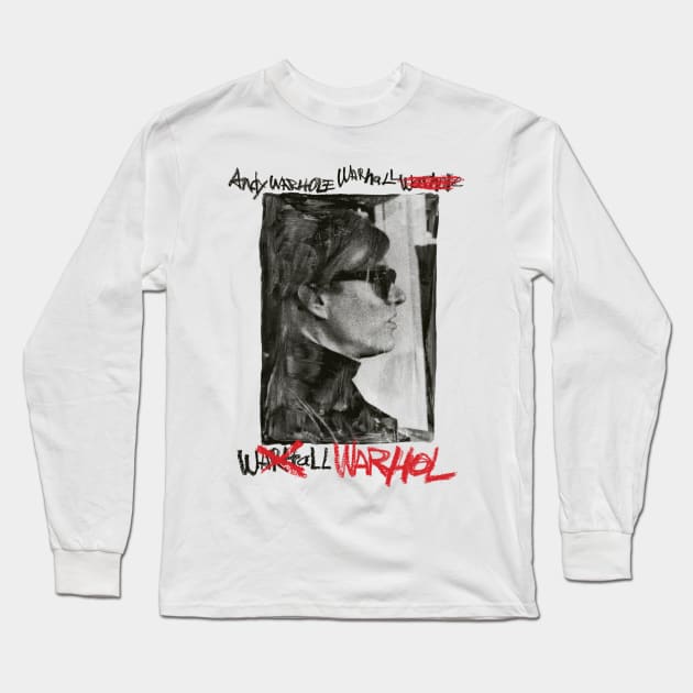 Andy Warhole... Warhall... Warhol Long Sleeve T-Shirt by mafmove